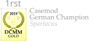 Casemod German Champion Spartacus    2019  DCMM  GOLD 1rst