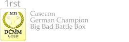 Casecon German Champion Big Bad Battle Box    2021  DCMM  GOLD 1rst