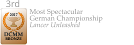 2017  DCMM  BRONZE 3rd  Most Spectacular German Championship Lancer Unleashed
