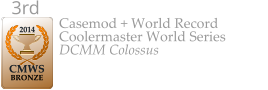 2014  CMWS  BRONZE 3rd  Casemod + World Record Coolermaster World Series DCMM Colossus