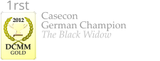 Casecon German Champion The Black Widow    2012  DCMM  GOLD 1rst