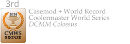 2014  CMWS  BRONZE 3rd  Casemod + World Record Coolermaster World Series DCMM Colossus