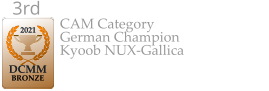 2021  DCMM  BRONZE 3rd  CAM Category German Champion Kyoob NUX-Gallica